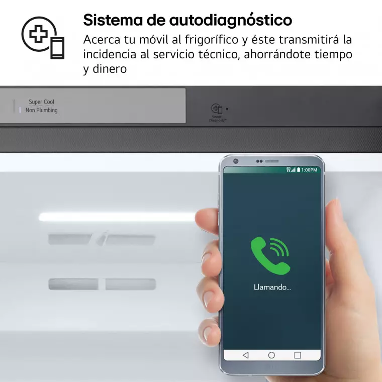 LG Frigorífico Side By side  Serie 400, Door-In-Door, sin toma de agua, Inox antihuellas.  E, 641 L, GSJC41PYPE.APYQEUR
